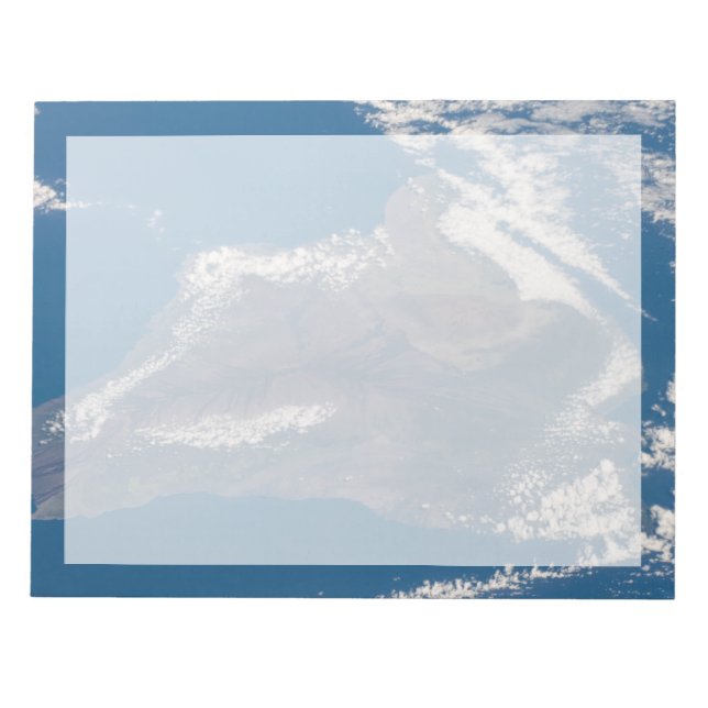 Die große Insel Hawaii und ihre Berge Notizblock (Vorderseite)