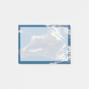 Die große Insel Hawaii und ihre Berge Post-it Klebezettel