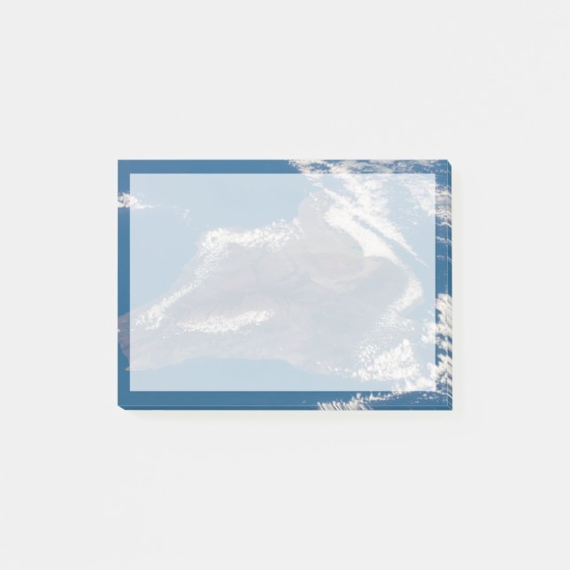 Die große Insel Hawaii und ihre Berge Post-it Klebezettel (Vorderseite)