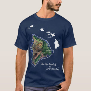 Die große Insel von Hawaii mit hawaiianischen Inse T-Shirt