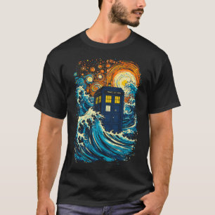 Die große Kanagawa-Welle und die blaue Box T-Shirt