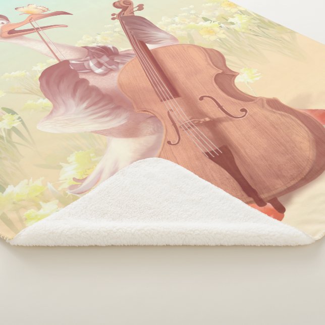 Die große Künstlerin im Frühling Sherpadecke (3/4)