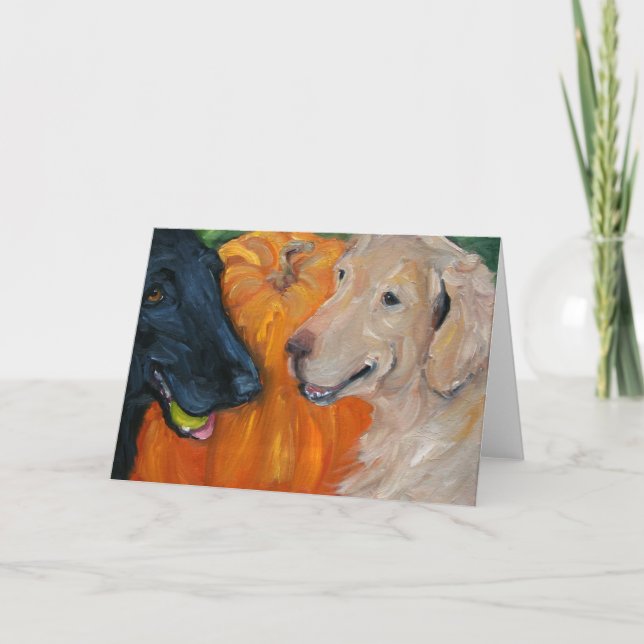 Die große Kürbisgrusskarte Karte (Vorderseite)