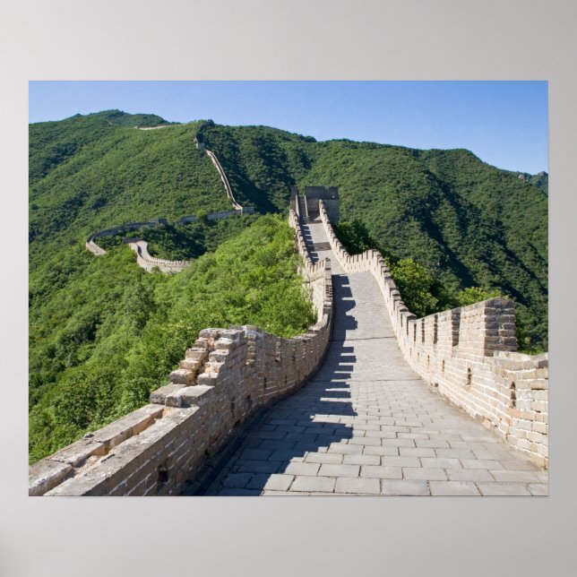 Die große Mauer der China in Peking, China Poster (Vorne)