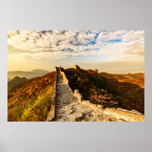 Die große Mauer der China Poster (Vorne)