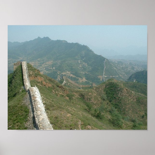 Die große Mauer der China Poster (Vorne)
