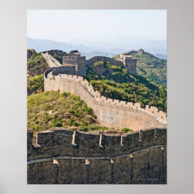 Die große Mauer der China Poster (Vorne)