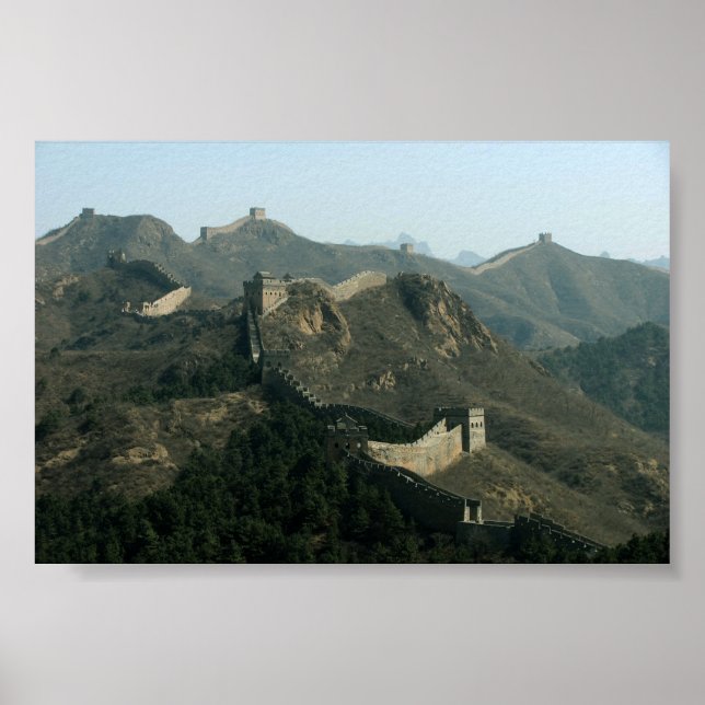 Die große Mauer der China Poster (Vorne)