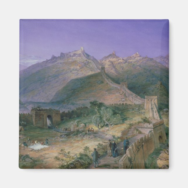 Die Große Mauer der China von 1886 (w/c) Magnet (Vorne)