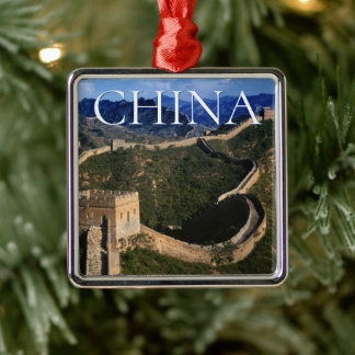 Die große Mauer | Jinshanling, China Ornament Aus Metall