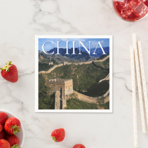 Die Große Mauer Jinshanling, China Serviette