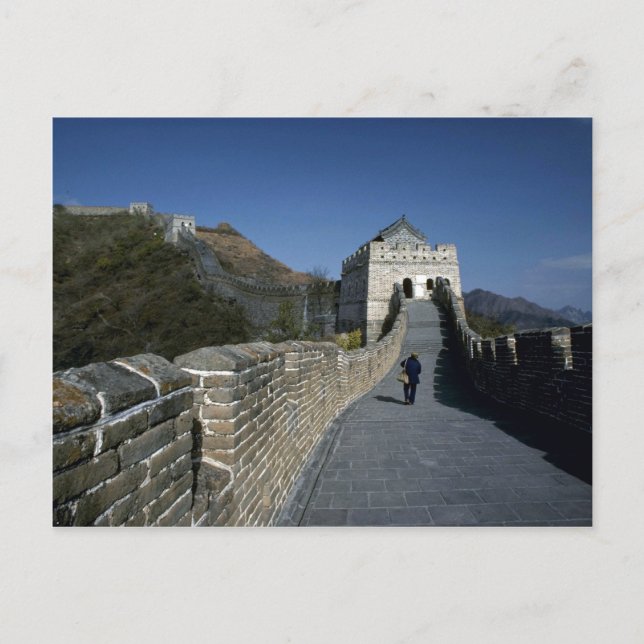 Die Große Mauer, Peking, China Postkarte (Vorderseite)