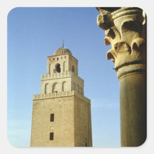 Die Große Moschee, Aghlabid, 836-875 AD Quadratischer Aufkleber