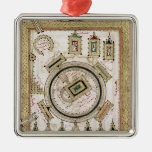 Die große Moschee des Mekkas Silbernes Ornament
