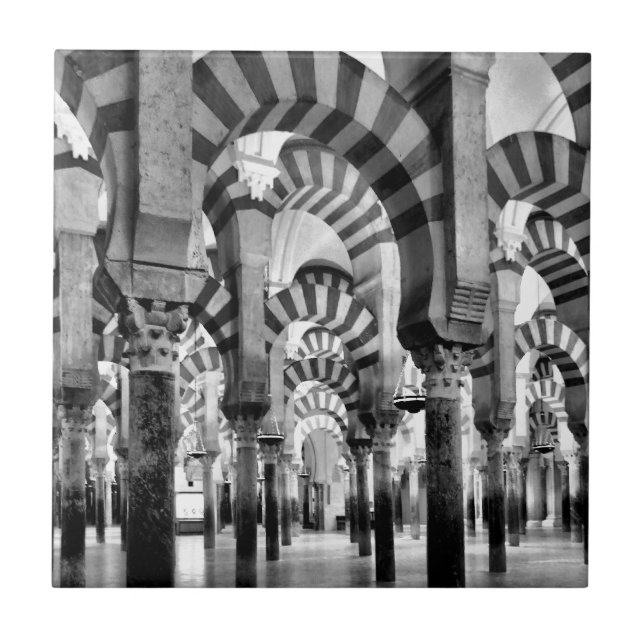 Die große Moschee von Cordoba Fliese (Vorderseite)