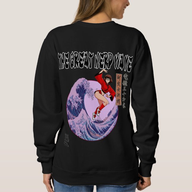Die große Nerd-Welle Sweatshirt (Rückseite)