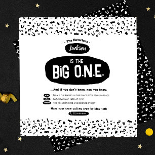 Die große notorische Hip Hop zum Geburtstag Einladung