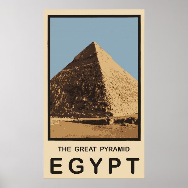 Die große Pyramide Ägyptens Poster (Vorne)