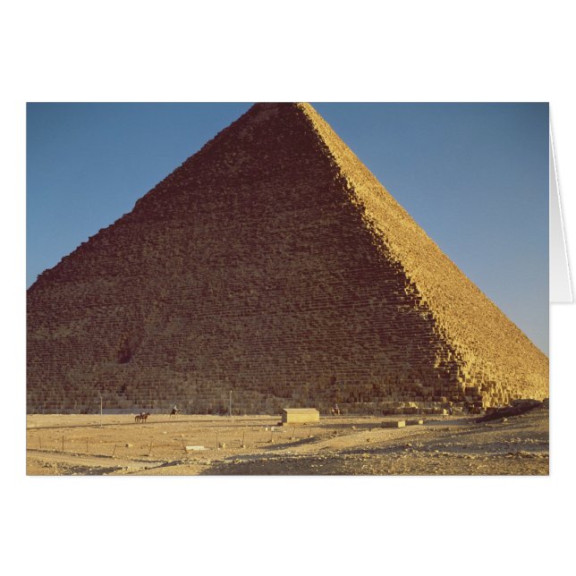 Die Große Pyramide des alten Königreichs Khufu (Vorderseite (Horizontal))