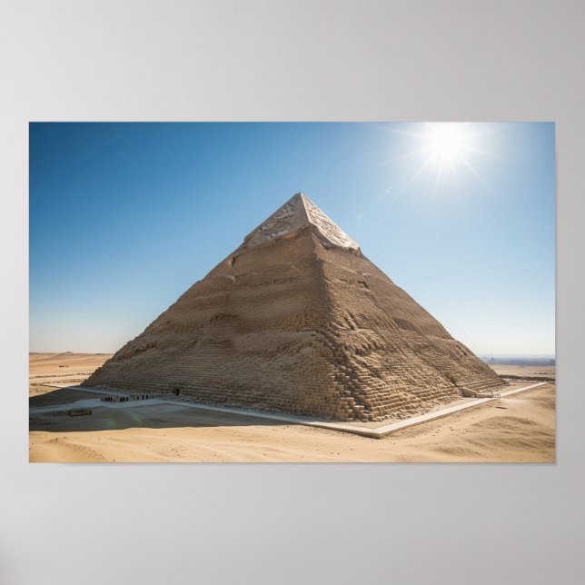 Die große Pyramide von Gizeh Poster (Vorne)
