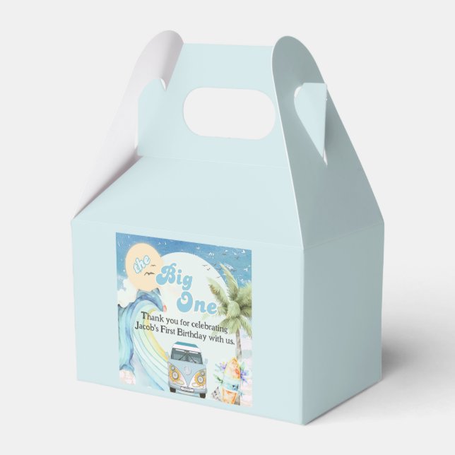 Die große Retro-Party zum ersten Geburtstag Geschenkschachtel (Vorderseite)