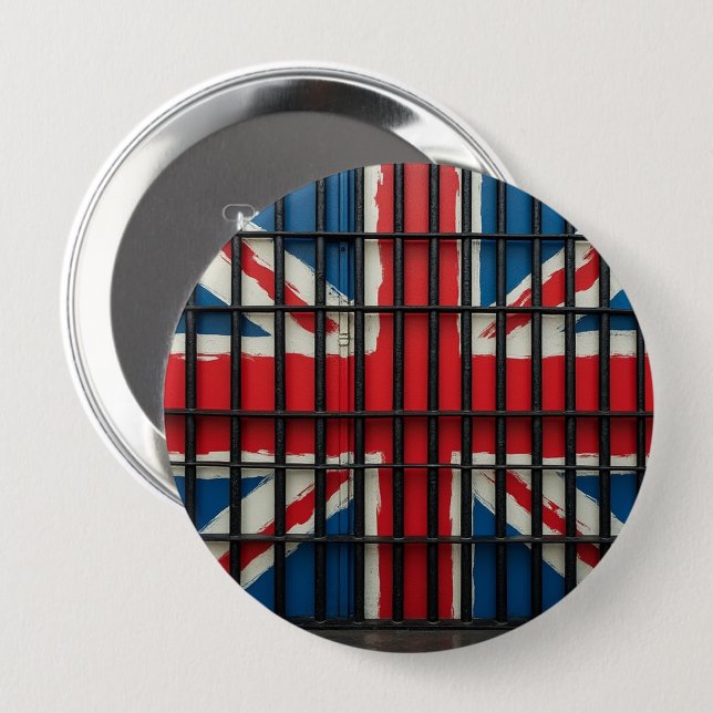 Die große runde Taste in Großbritannien Button (Vorne & Hinten)