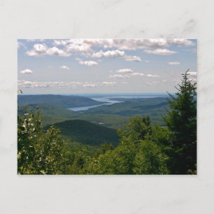 Die große Sacandaga vom Berg Hadley, NY Postkarte