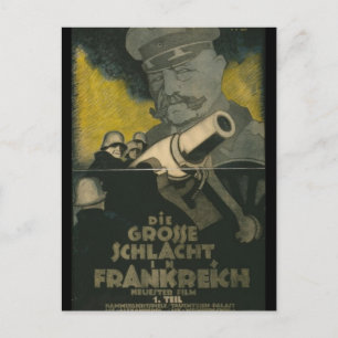 Die große Schlacht in Frankreich Postkarte