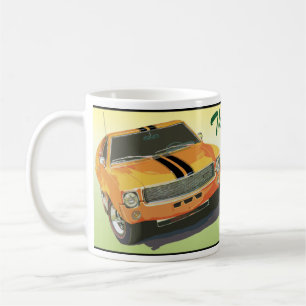 Die große schlechte Orange Tasse