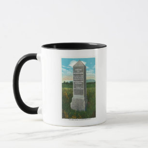 Die große Schlucht des Saratoga Schlachtfeldes Tasse