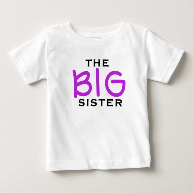 Die große Schwester Baby T-shirt (Vorderseite)