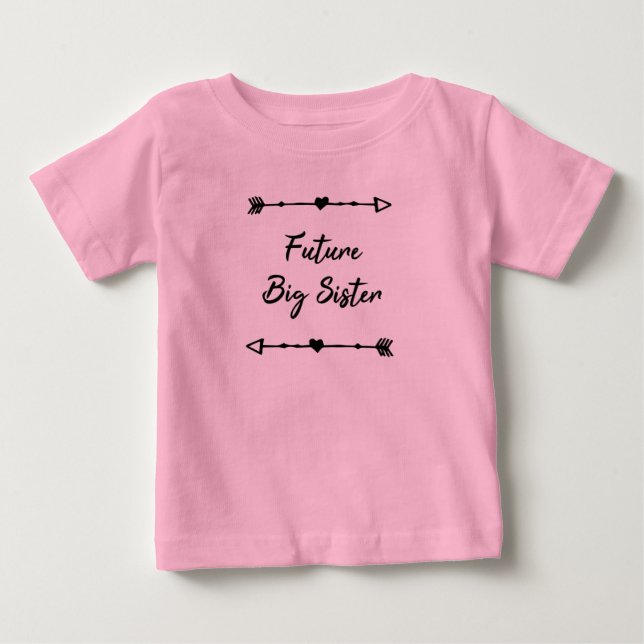 Die große Schwester Baby T-shirt (Vorderseite)