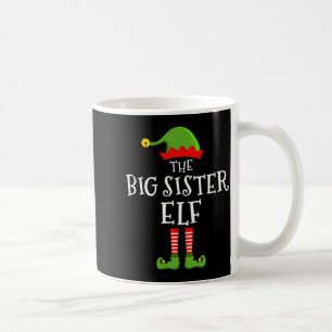Die große Schwester-Elfe Lustige Weihnachten passe Kaffeetasse