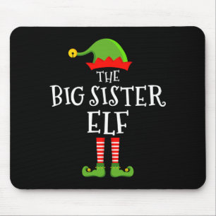 Die große Schwester-Elfe lustige Weihnachten passe Mousepad
