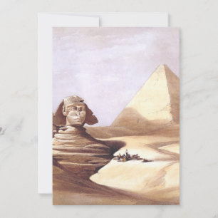 Die Große Sphinx, Pyramiden von Giza Einladung