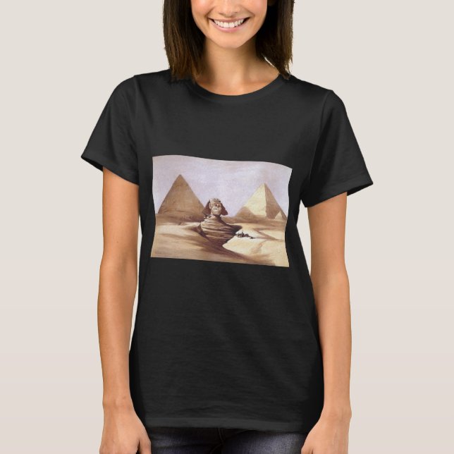Die große Sphinx, Pyramiden von Gizeh T-Shirt (Vorderseite)