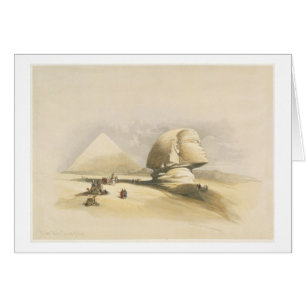 Die große Sphinx und die Pyramiden von Giseh, von
