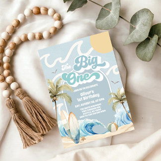 Die große Strandparty zum 1. Sommer-Geburtstag  Einladung