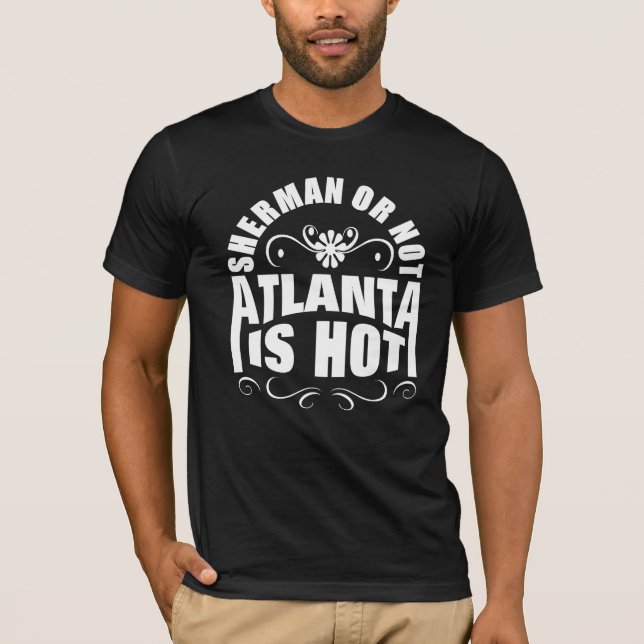 die große südliche Stadt Atlanta Georgia T-Shirt (Vorderseite)