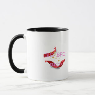 die große Tasse von Kaffee oder heißem Choco