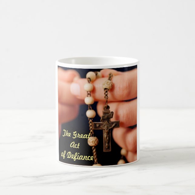 Die große Tat des Trotzes Kaffeetasse (Mittel)