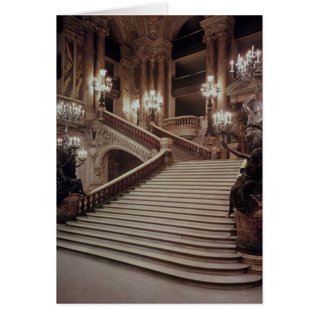 Die große Treppe der Oper-Garnier (Vorne)