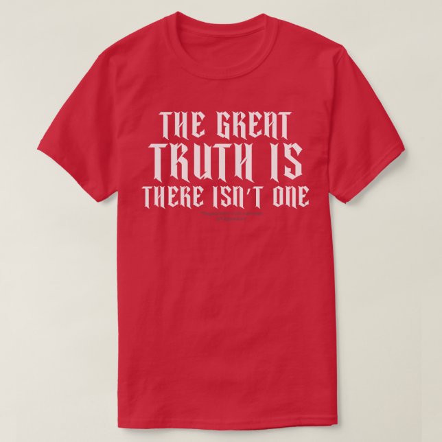 Die große Wahrheit T-Shirt (Design vorne)