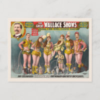 Die große Wallace zeigt das Vintage Poster 1898