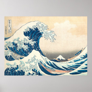 Die große Welle aus Kanagawa Poster