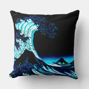Die Große Welle Deep Blue Kissen
