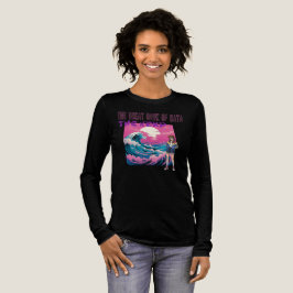 Die große Welle der Daten Tri-Blend Shirt
