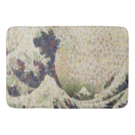 Die große Welle der Honeydew Melon Kunsthandwerk Badematte