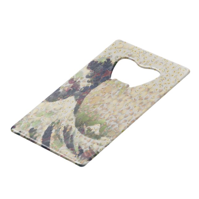 Die große Welle der Honeydew Melon Kunsthandwerk Geldbeutel Flaschenöffner (Rückseite Schrägansicht)