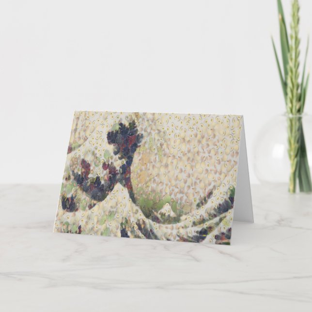 Die große Welle der Honeydew Melon Kunsthandwerk Karte (Vorderseite)